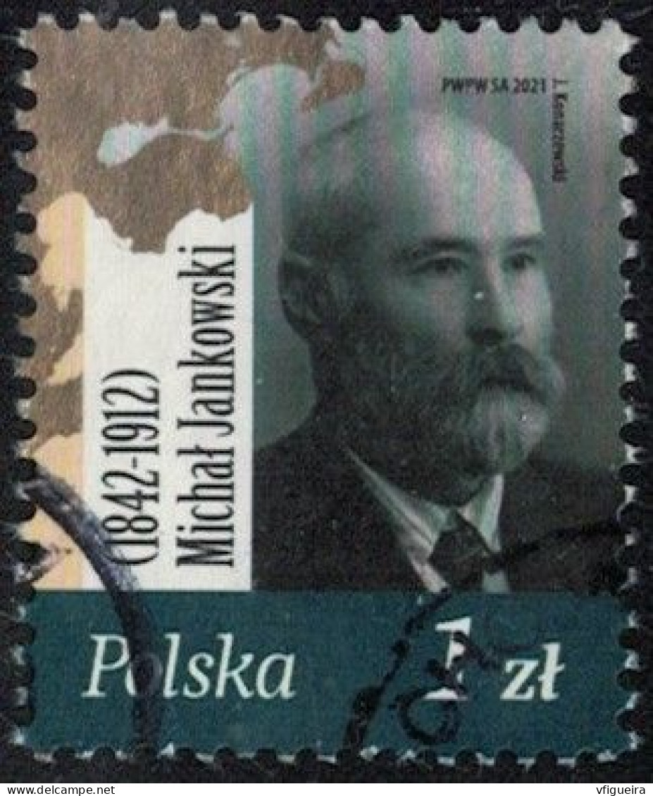 Pologne 2021 Oblitéré Used Michal Jankowski Scientiste Naturaliste Y&T PL 4841 SU - Used Stamps