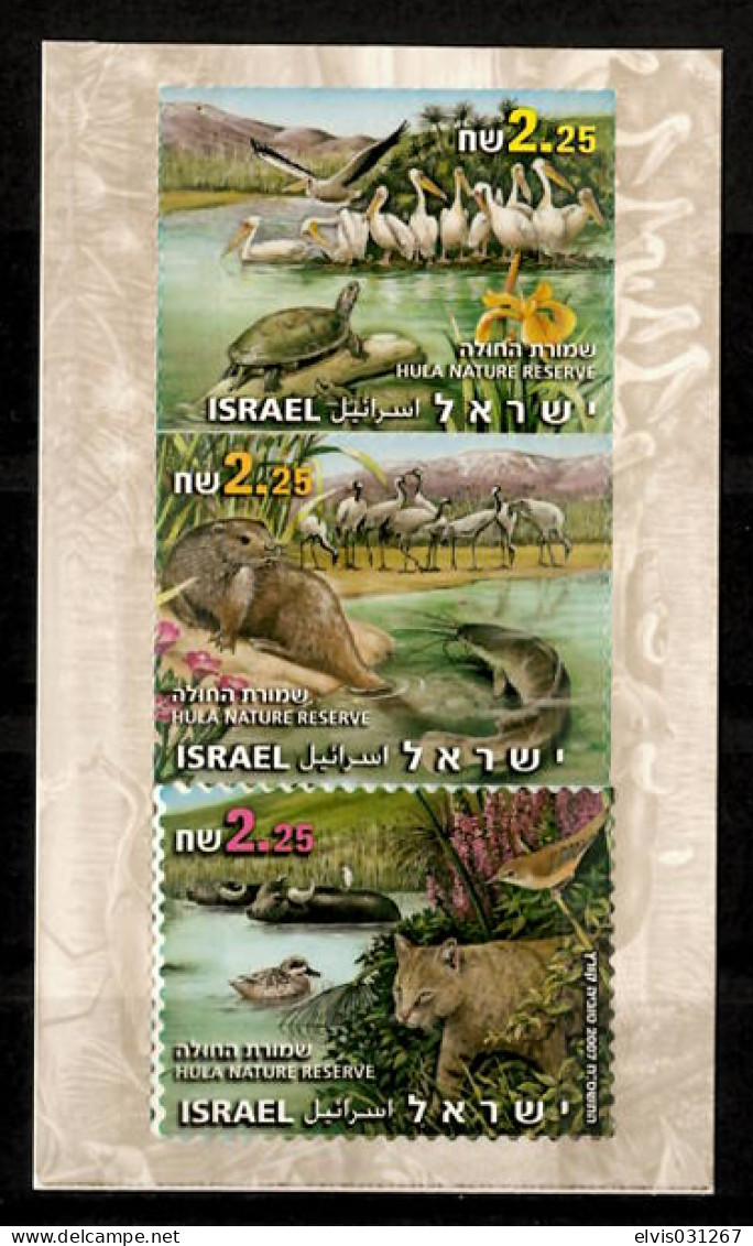 Israel - 2007, Michel/Philex No. : 1956-1958 - MNH - Self-adhesive - Unused Stamps (with Tabs)