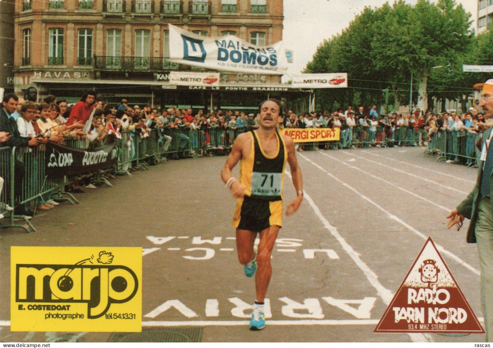 CLB - ATHLETISME - CPM - MARATHON D'ALBI - DUHAMEL VAINQUEUR DU CHAMPIONNAT DE FRANCE VETERANS DE MARATHON 16/09/84 - Leichtathletik