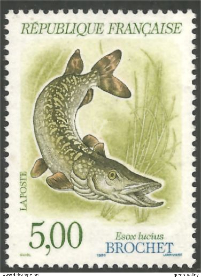 356 France Yv 2666 Poisson Fish Fisch Pesce Brochet Pike MNH ** Neuf SC (2666-1) - Food
