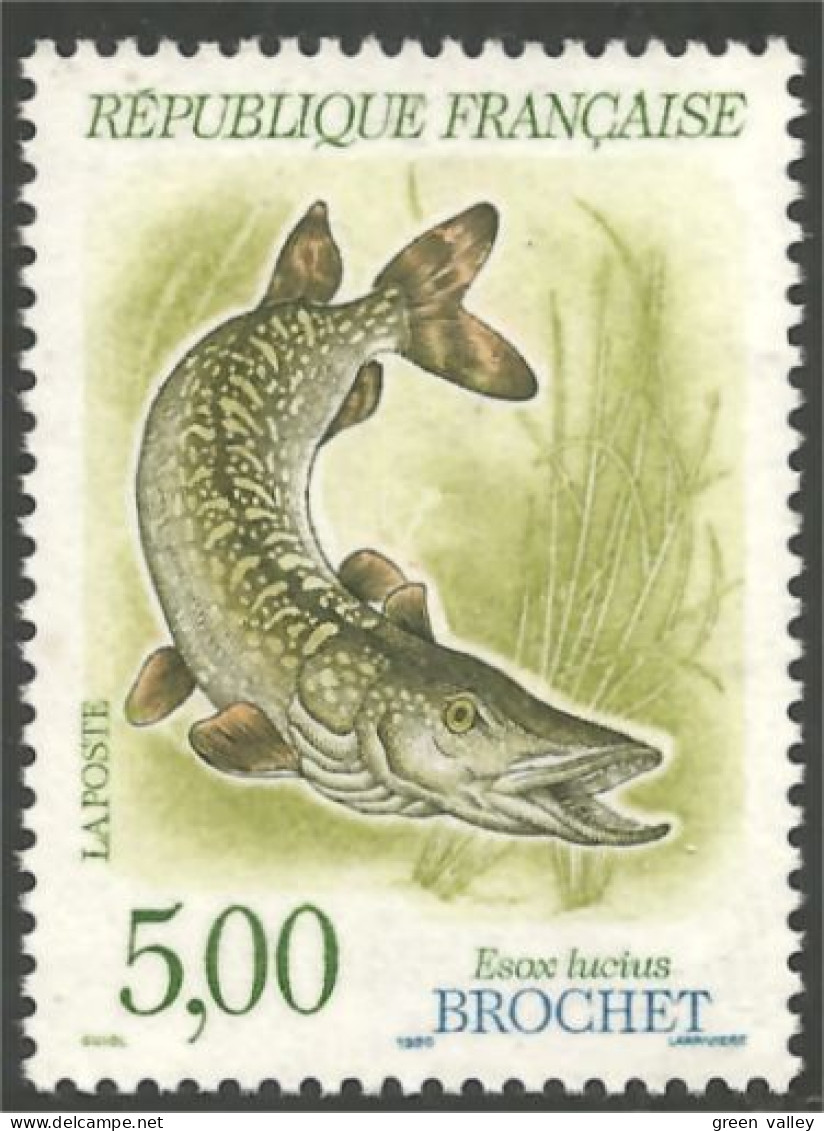 356 France Yv 2666 Poisson Fish Fisch Pesce Brochet Pike MNH ** Neuf SC (2666-1) - Alimentation