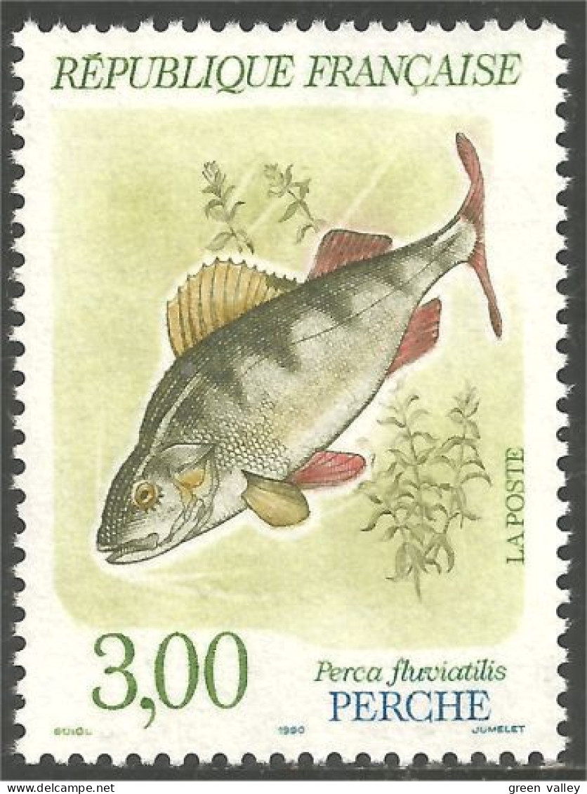 356 France Yv 2664 Poisson Fish Fisch Pesce Perche Perch MNH ** Neuf SC (2664-1) - Alimentation