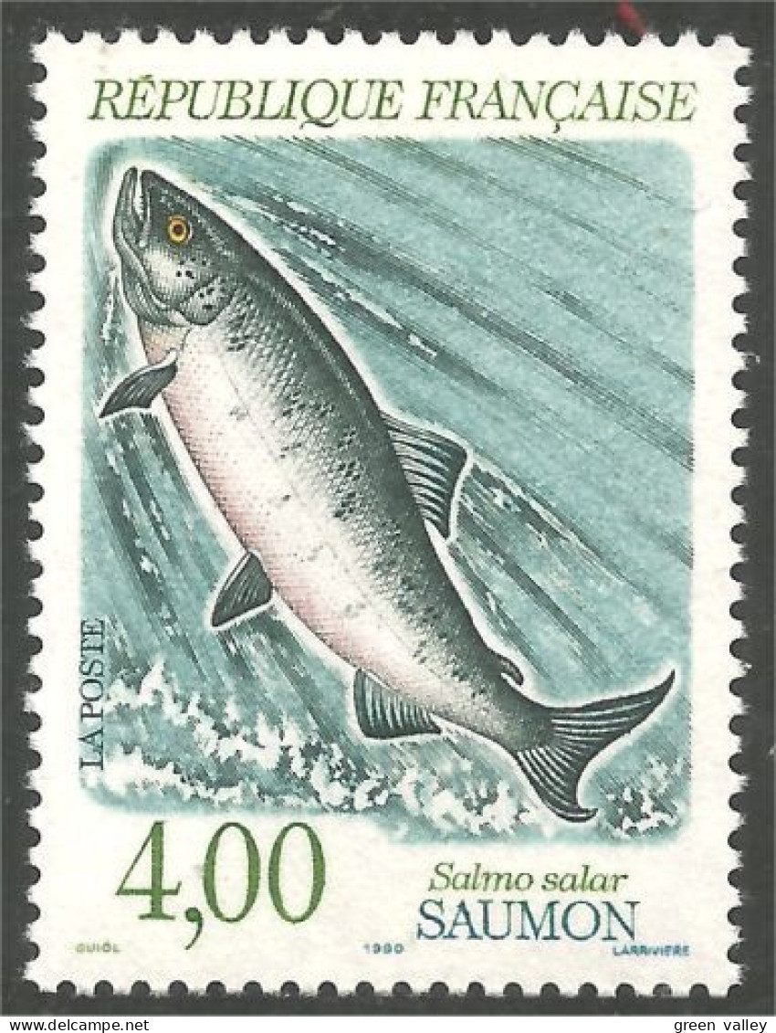 356 France Yv 2665 Poisson Fish Fisch Pesce SaumonSalmon MNH ** Neuf SC (2665-1) - Food