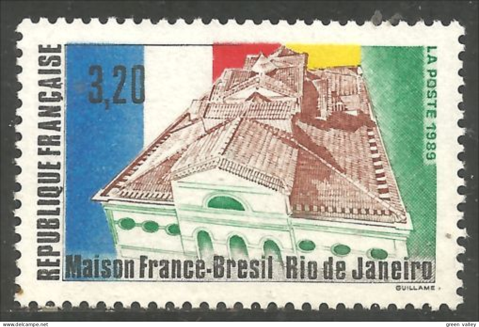 356 France Yv 2661 Maison France Brésil Rio De Janeiro MNH ** Neuf SC (2661-1d) - Other & Unclassified
