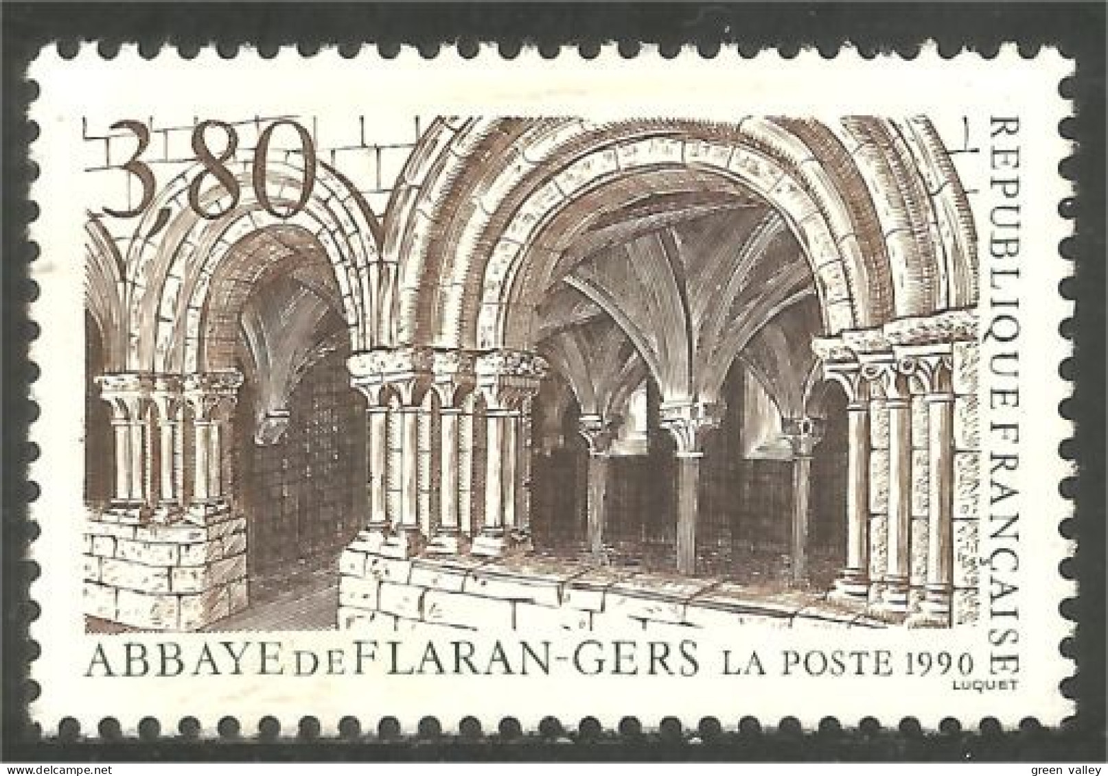356 France Yv 2659 Abbaye Flaran Gers Abbey Church MNH ** Neuf SC (2659-1c) - Christianity