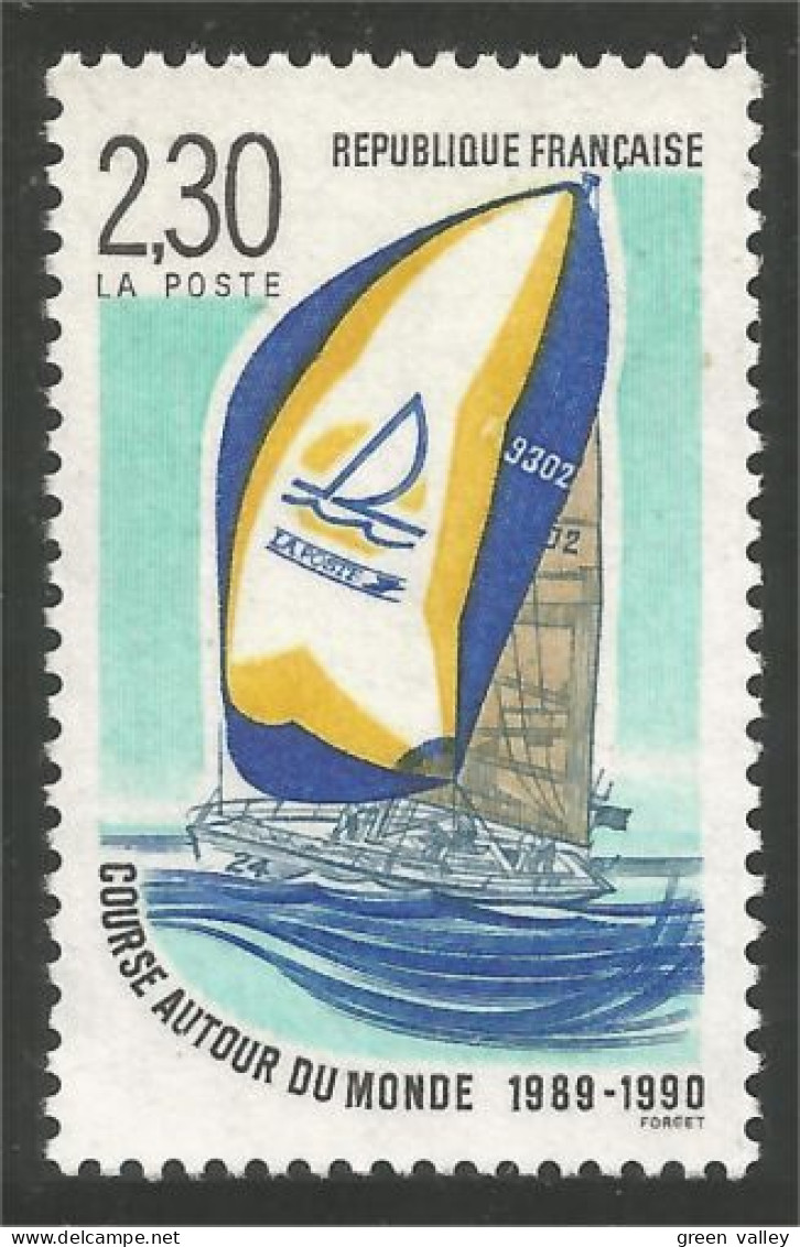 356 France Yv 2648 Course Voilier Bateau Sailing Ship Race Boat Schiff Voile MNH ** Neuf SC (2648-1c) - Voile