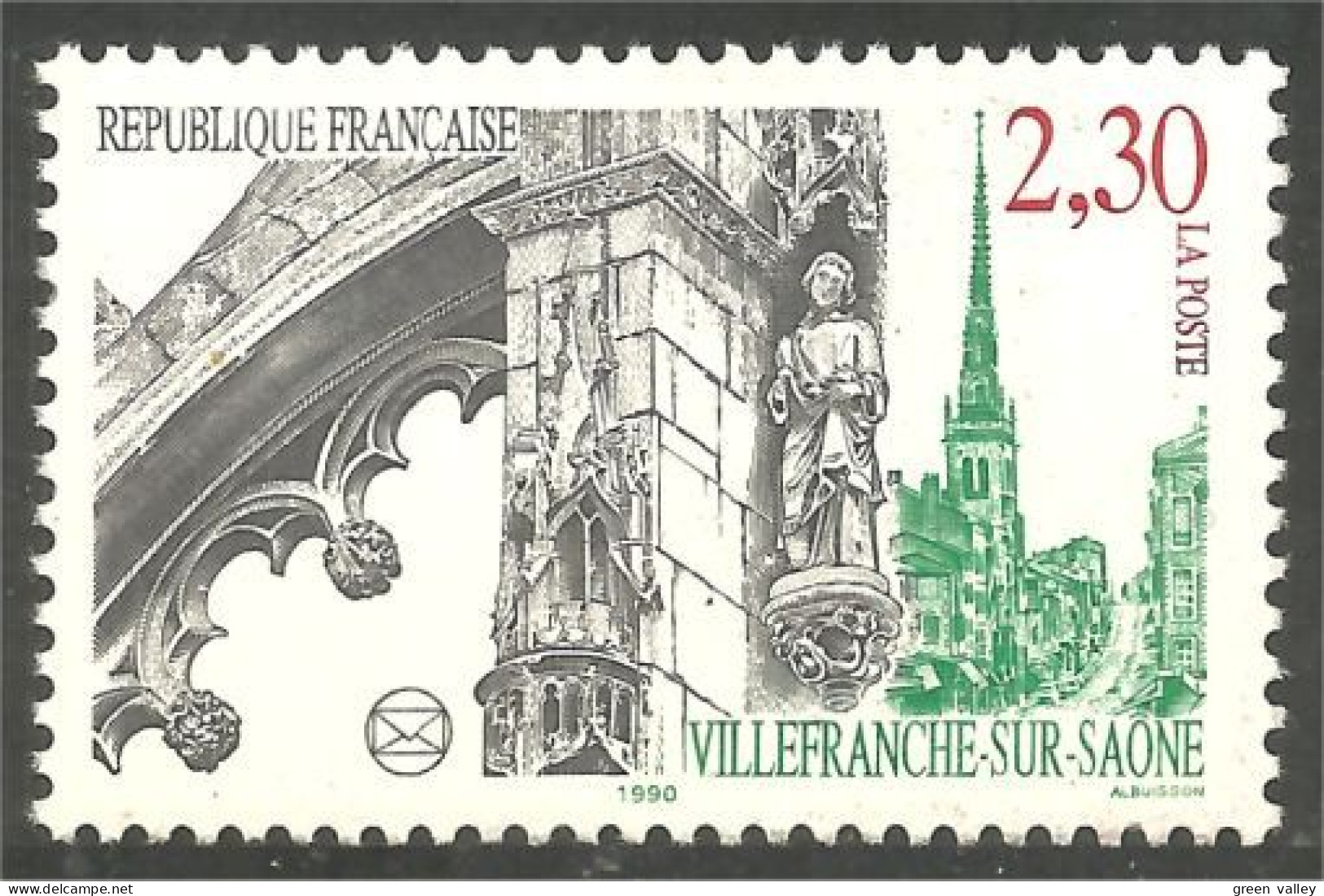 356 France Yv 2647 Église Notre Dame Marais Gothique Goihic Church MNH ** Neuf SC (2647-1d) - Other & Unclassified