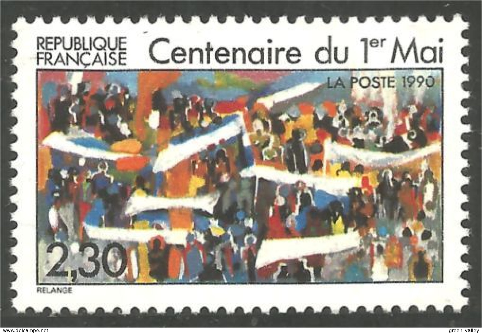 356 France Yv 2644 1er Mai May Fête Travail Labour Day MNH ** Neuf SC (2644-1d) - Andere & Zonder Classificatie