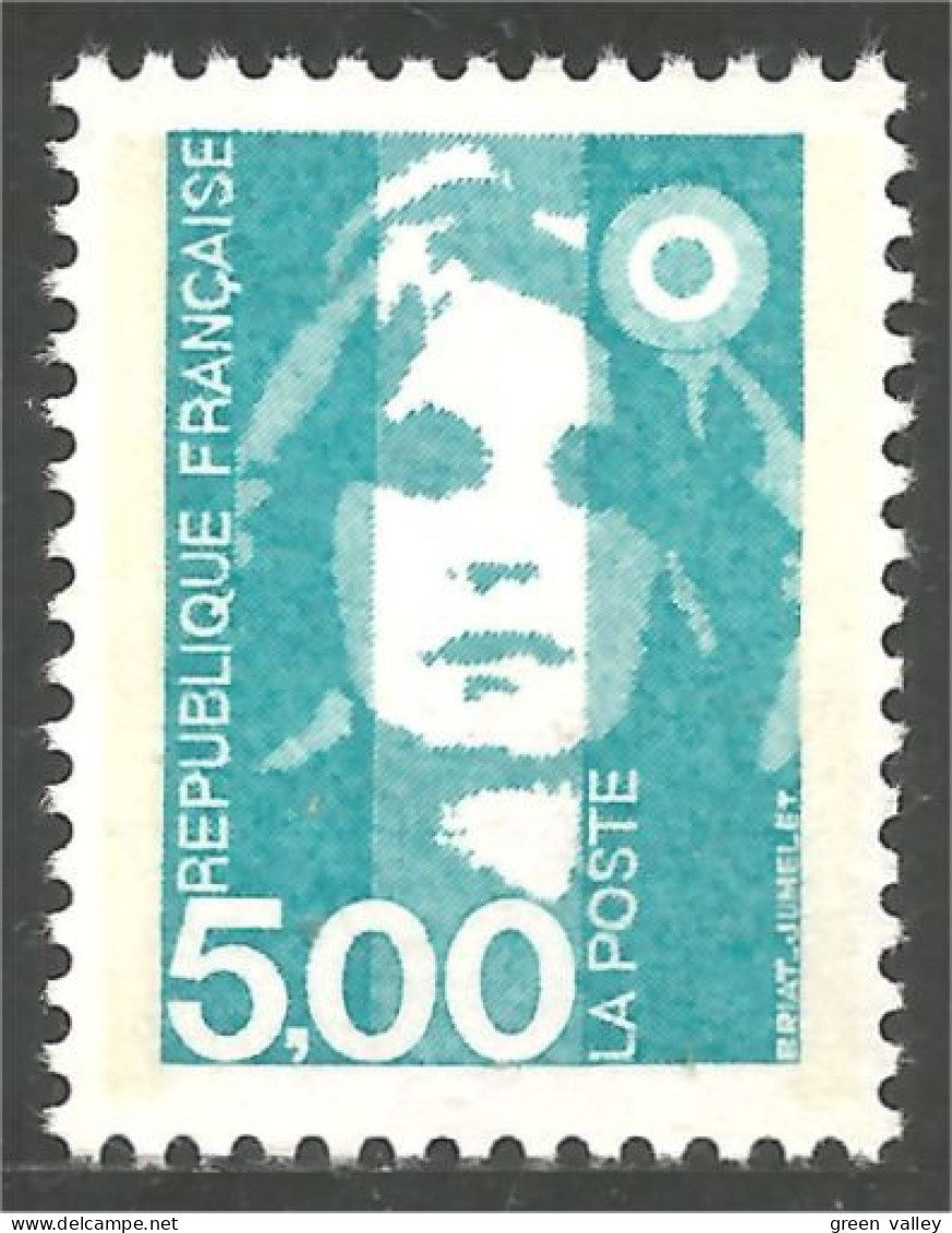 356 France Yv 2625 Marianne Bicentenaire 5f Bleu MNH ** Neuf SC (2625-1b) - 1989-1996 Marianna Del Bicentenario