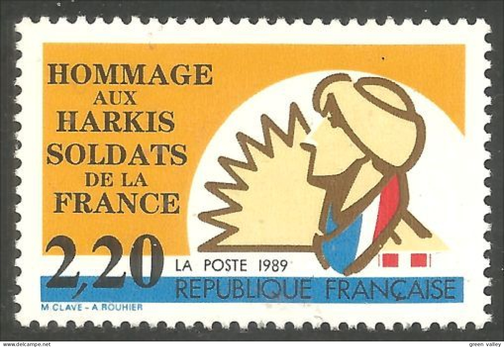 356 France Yv 2613 Harkis Soldats Soldiers MNH ** Neuf SC (2613-1d) - Sonstige & Ohne Zuordnung