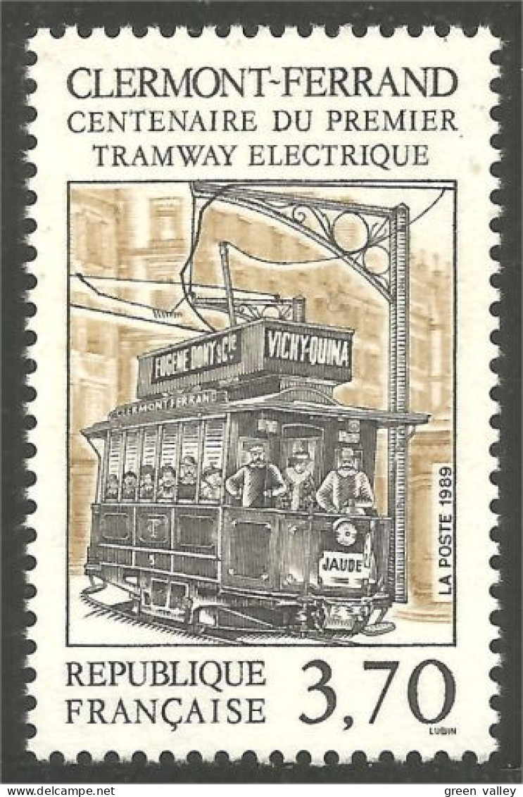 356 France Yv 2608 Electric Tramway Electrique MNH ** Neuf SC (2608-1b) - Tram