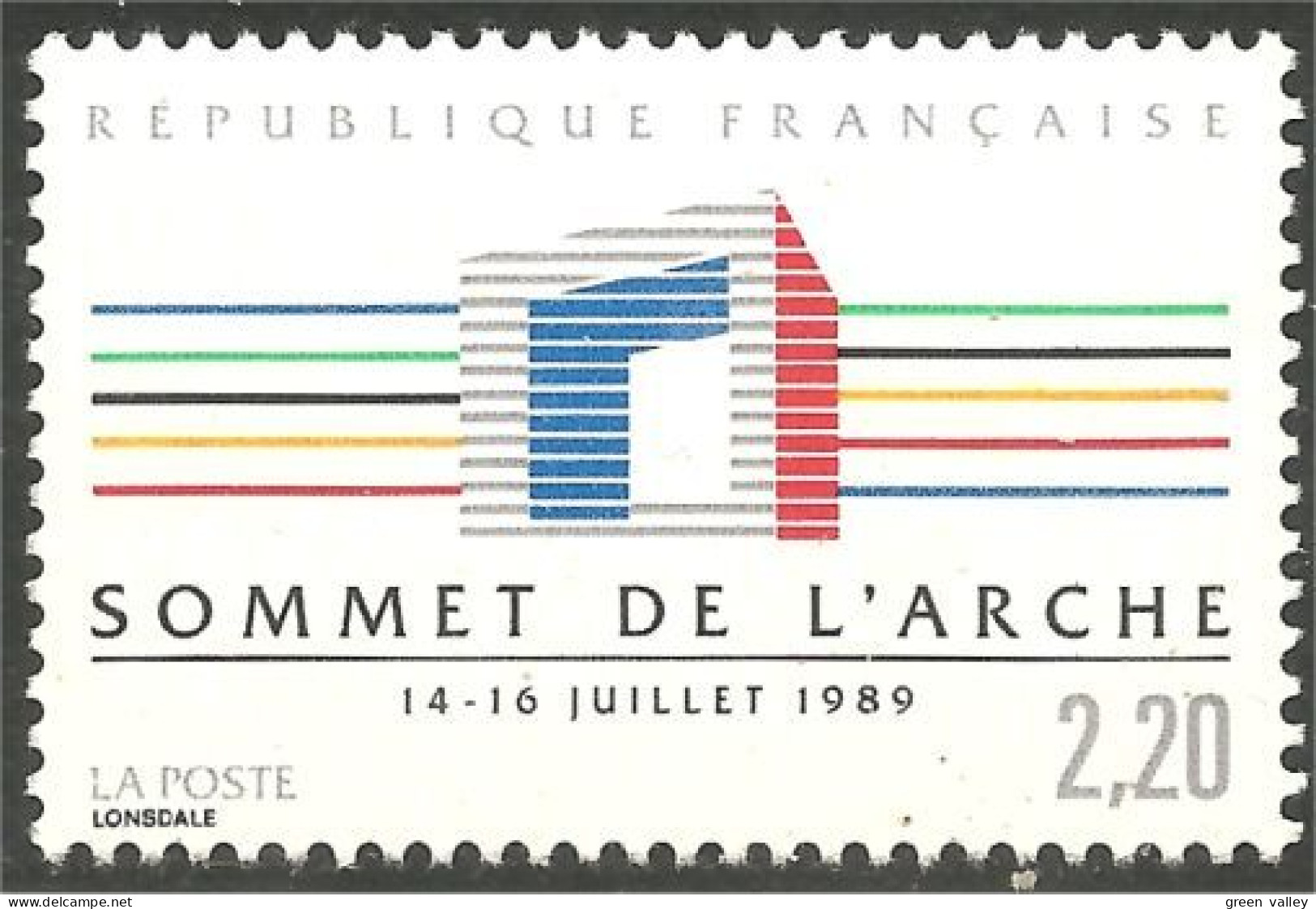 356 France Yv 2600 Arche Défense Pays Industrialisés MNH ** Neuf SC (2600-1c) - Fabbriche E Imprese