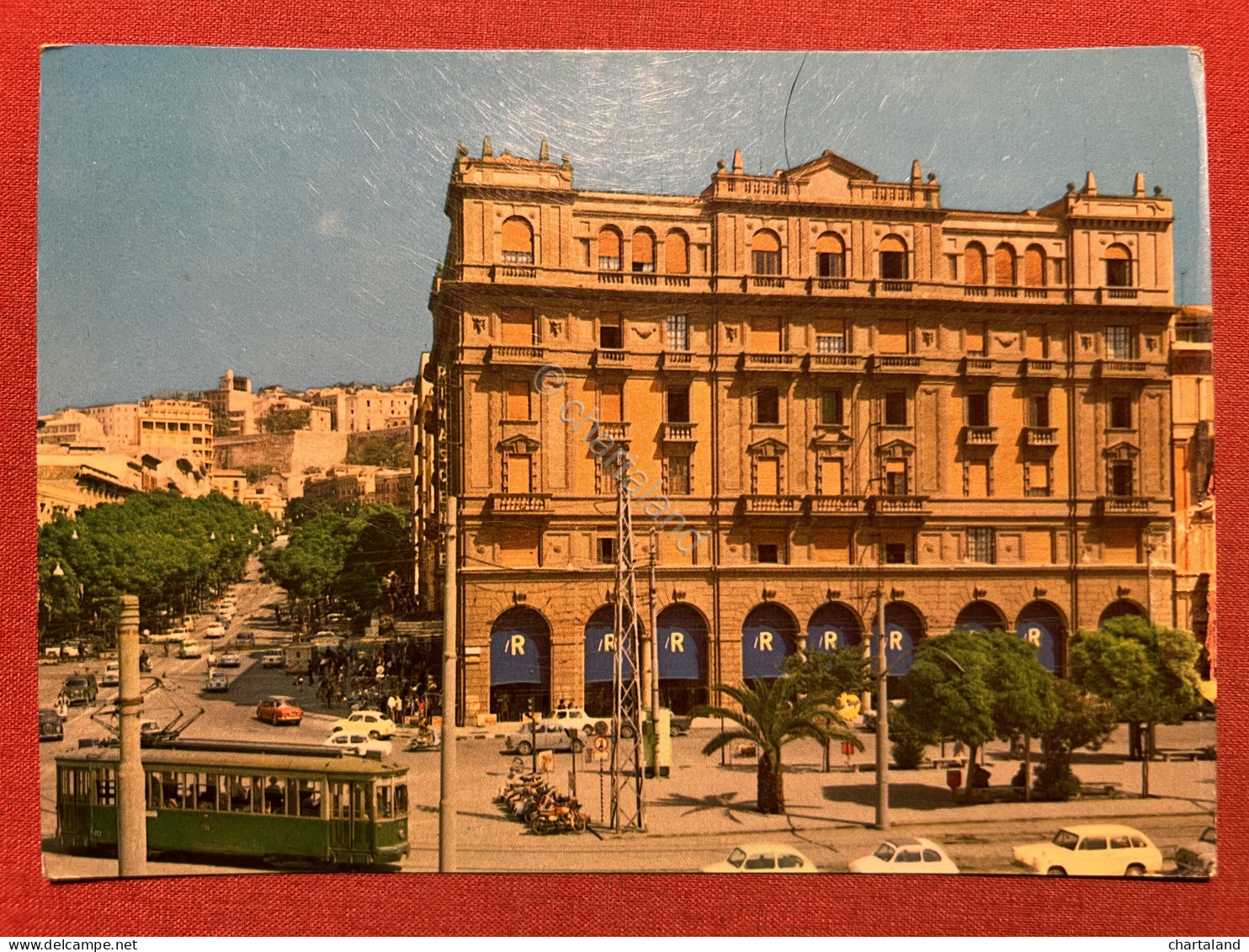 Cartolina - Cagliari - Largo Carlo Felice E Palazzo Rinascente - 1970 - Cagliari