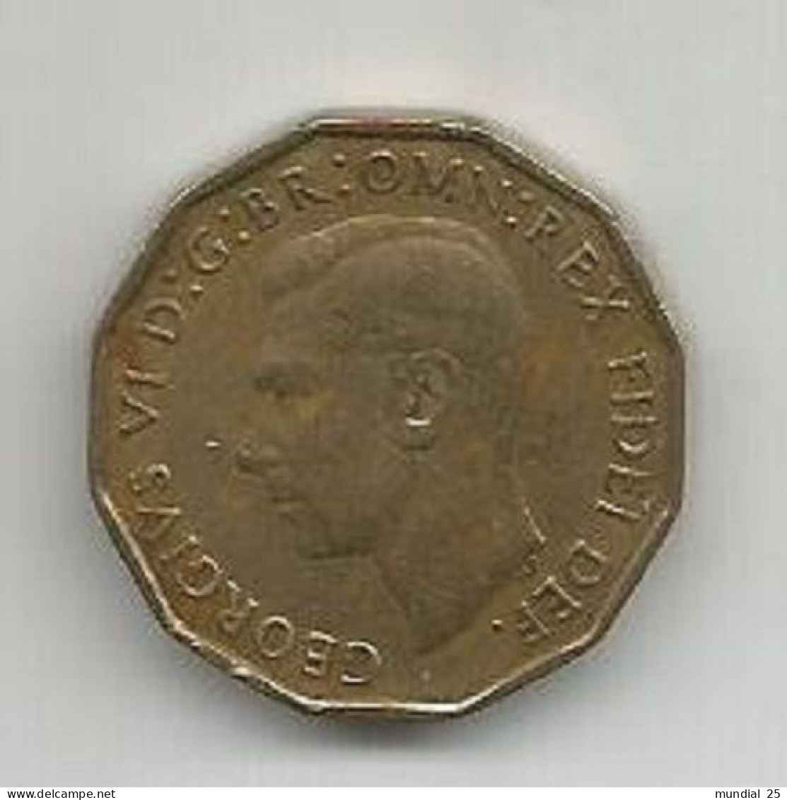 GREAT BRITAIN 3 PENCE 1952 - F. 3 Pence