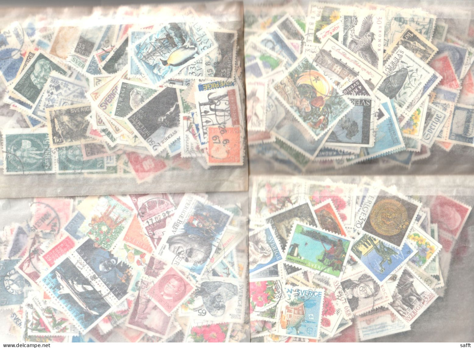 Tütenlot Mit Ca. 2000 Briefmarken Schweden Gestempelt, Bunte Mischung - Lots & Kiloware (mixtures) - Min. 1000 Stamps