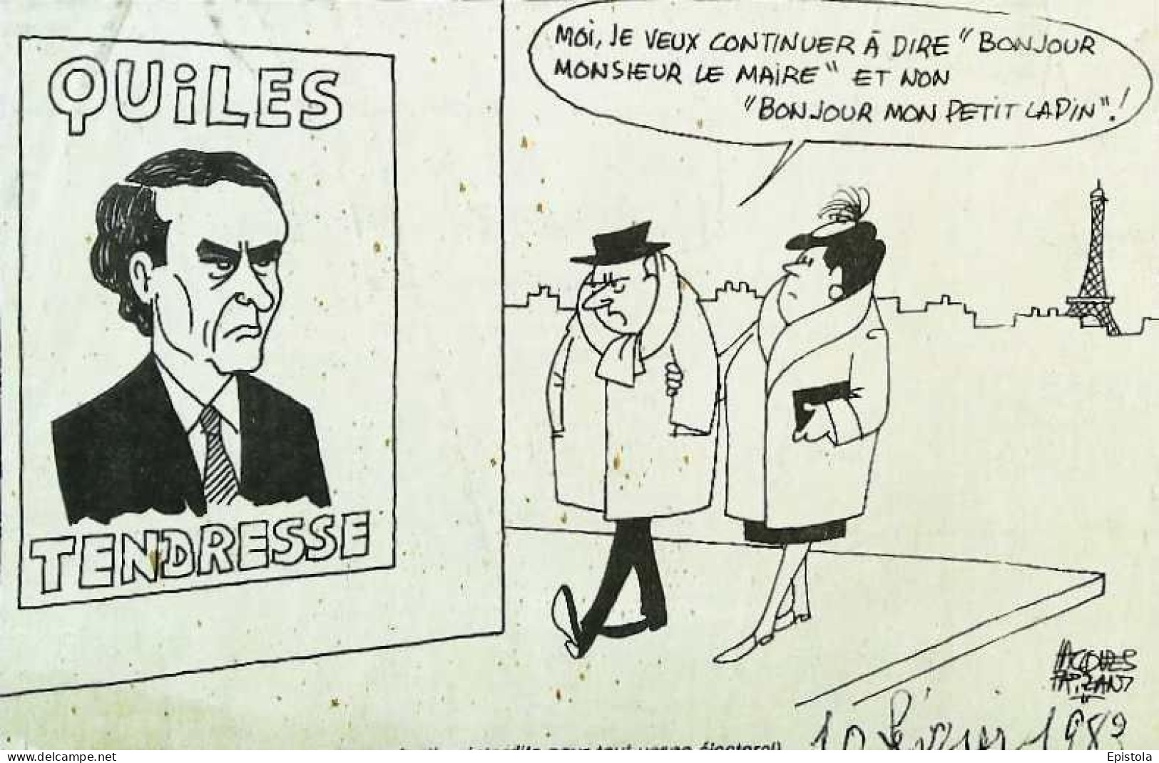 ► Coupure De Presse  Quotidien Le Figaro Jacques Faisant 1983 Quiles Tour Eiffel - 1950 à Nos Jours