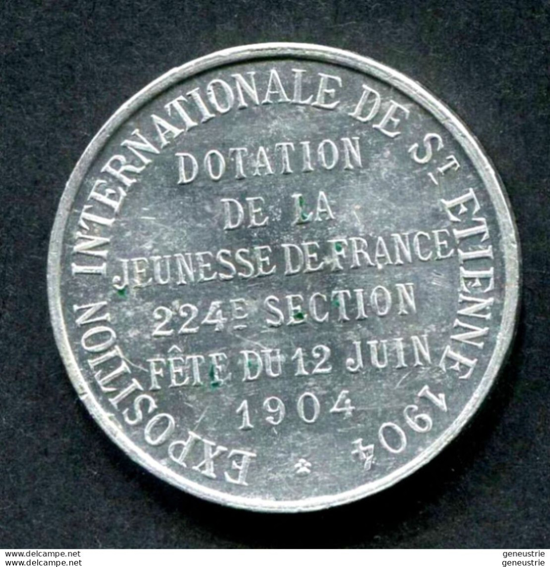 Jeton Publicitaire "Exposition Internationale De Saint Etienne - Fête Du 12 Juin 1904" - Monedas / De Necesidad