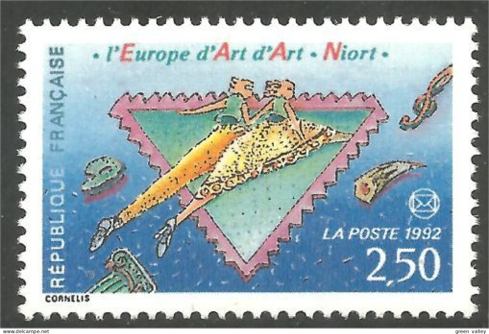 357 France Yv 2758 Société Philatélique Niort MNH ** Neuf SC (2758-1b) - Expositions Philatéliques