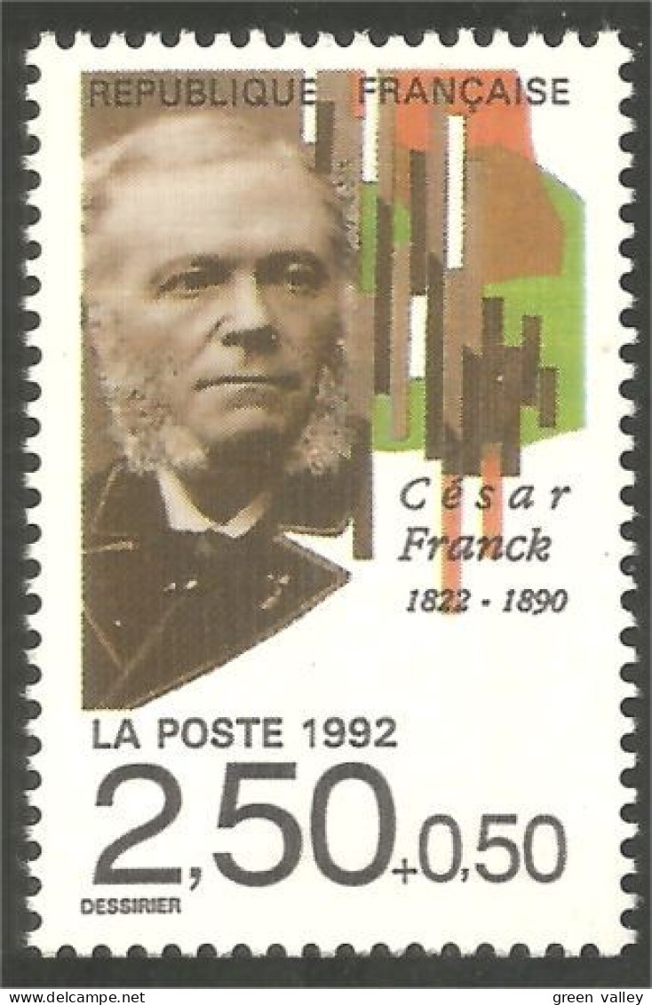 357 France Yv 2747 César Frank Musicien Musique Music MNH ** Neuf SC (2747-1) - Muziek