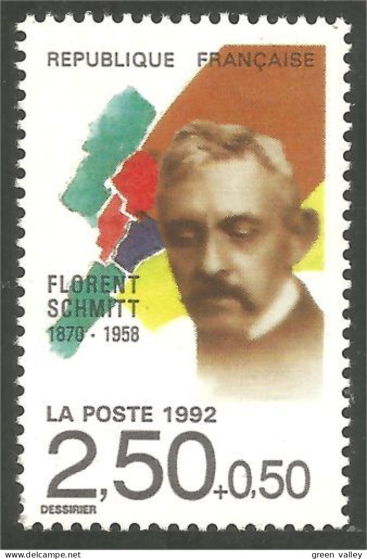 357 France Yv 2749 Florent Schmitt Musicien Musique Music MNH ** Neuf SC (2749-1) - Music