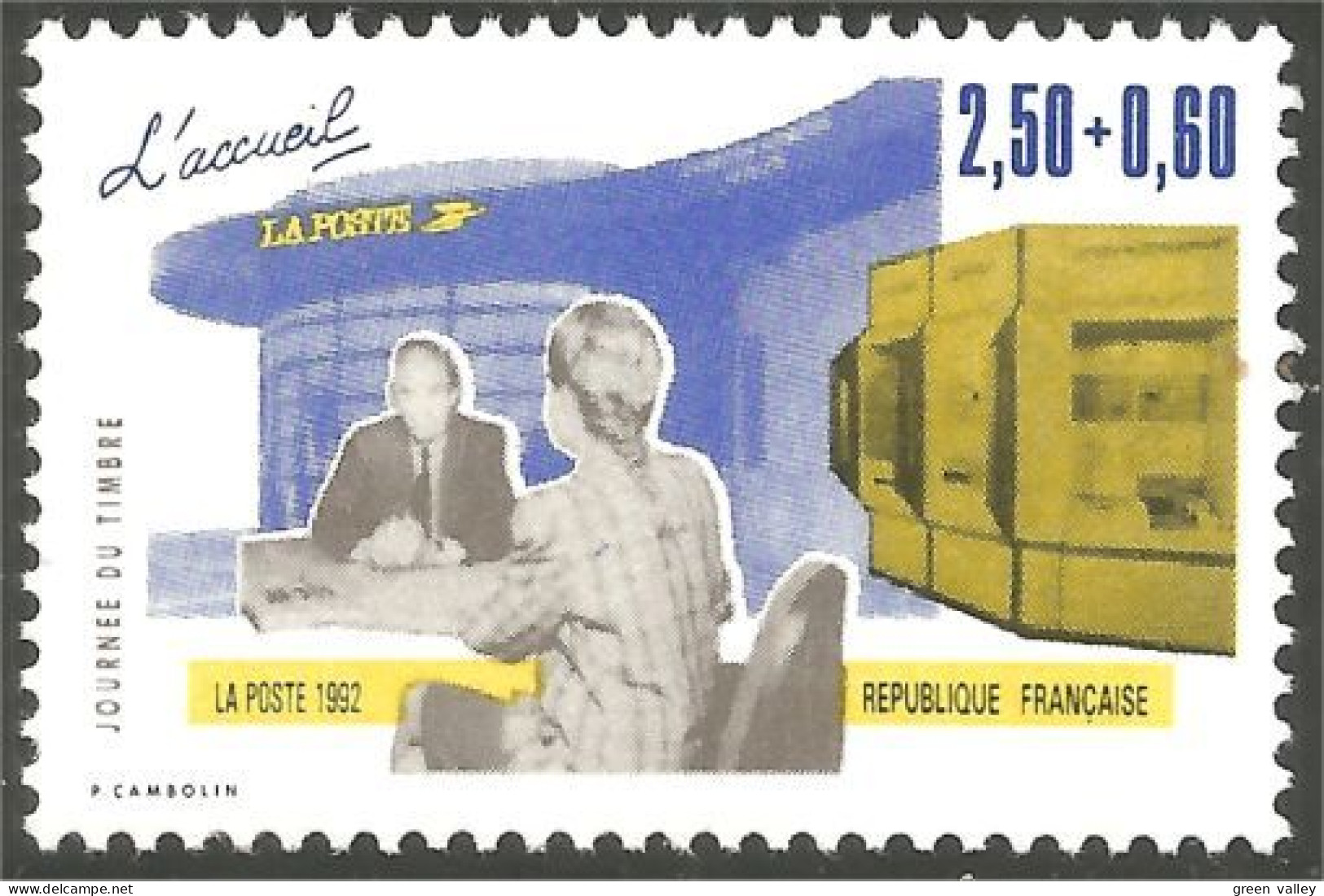 357 France Yv 2743 Journée Timbre Accueil Poste MNH ** Neuf SC (2743-1c) - Stamp's Day