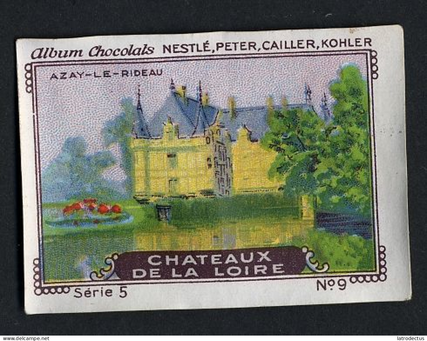 Nestlé - 5 - Chateaux De La Loire - 9 - Azay-le-Rideau - Nestlé