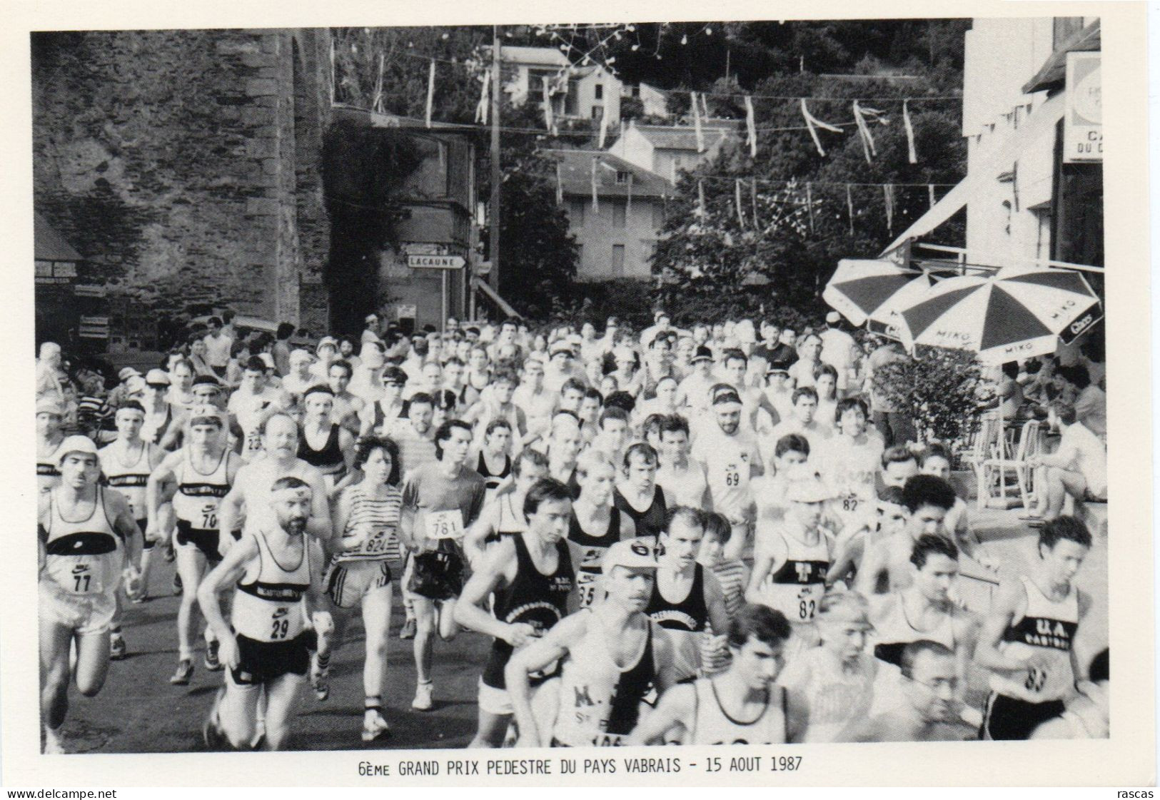 CLB - ATHLETISME - CPM - TARN - VABRE - 6 EME GRAND PRIX PEDESTRE DU VABRAIS - 15 AOUT 1987 - Athlétisme