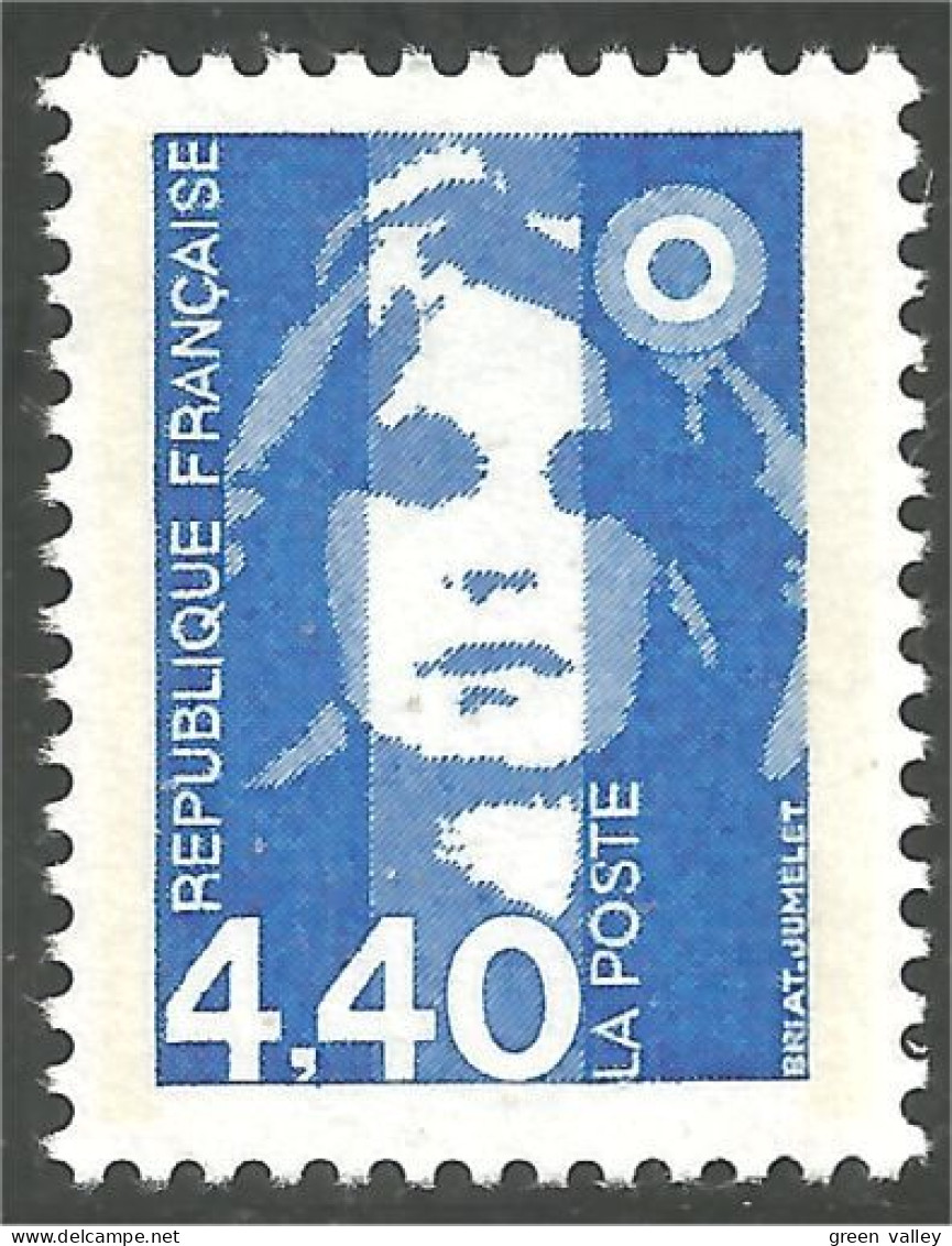 358 France Yv 2822 Marianne Bicentenaire 4f 40 Bleu Mlue MNH ** Neuf SC (2822-1) - 1989-1996 Marianne (Zweihunderjahrfeier)