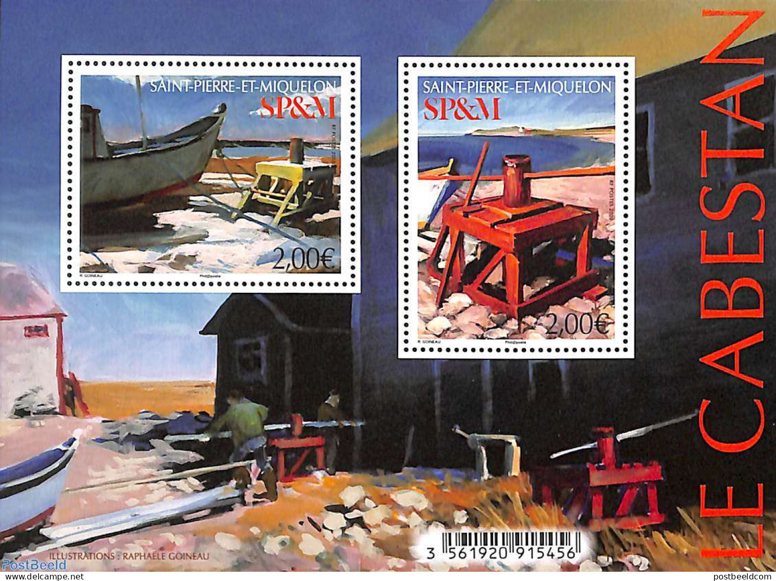 Saint Pierre And Miquelon 2020 Le Cabestan S/s, Mint NH, Transport - Ships And Boats - Ships