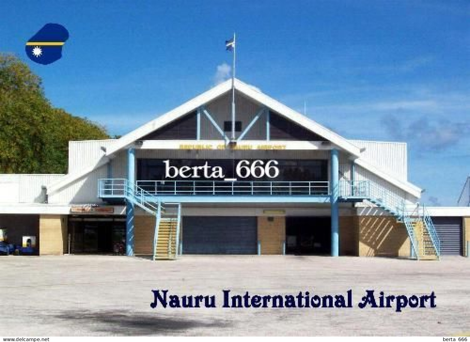 Nauru International Airport New Postcard - Nauru