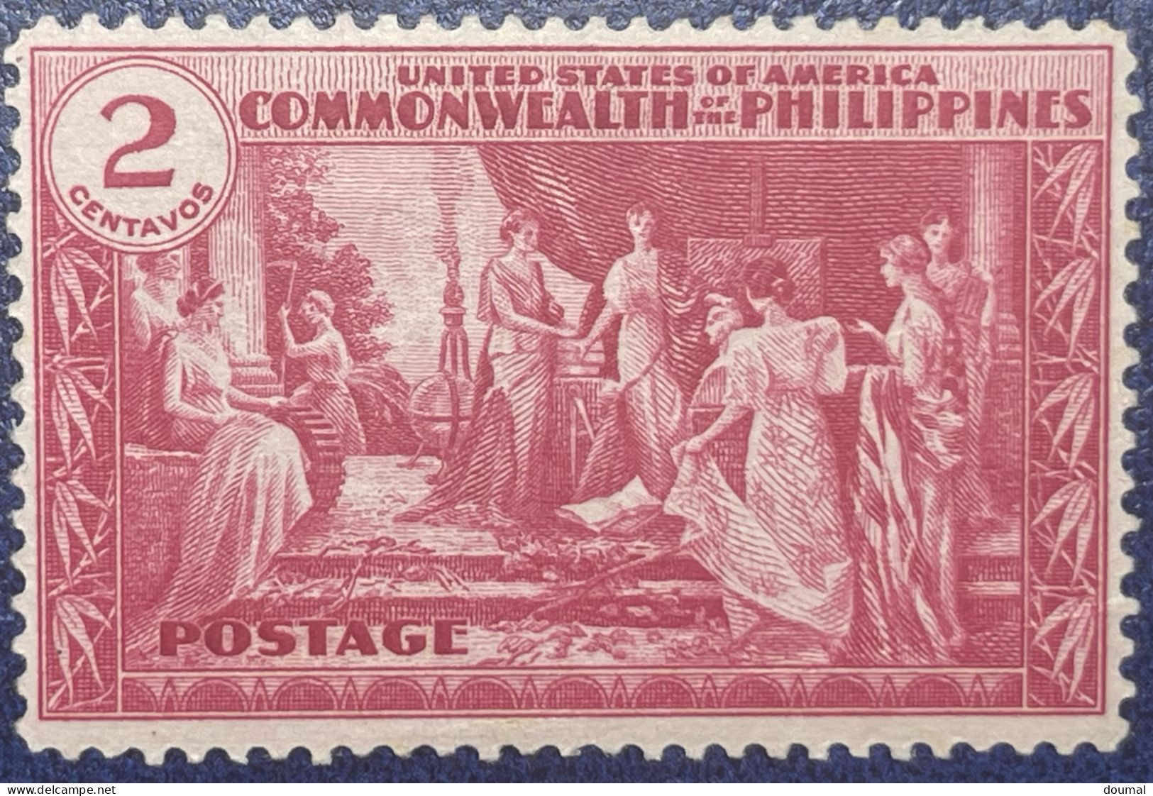 November 15, 1935  Philippine Commonwealth Inauguration  Scott # 397 - Filipinas