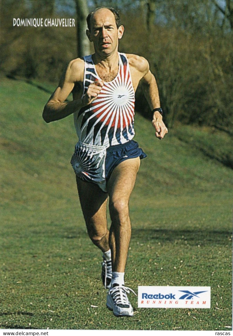 CLA - ATHLETISME - PHOTO DU MARATHONIEN FRANCAIS DOMINIQUE CHAUVELIER - Sonstige & Ohne Zuordnung