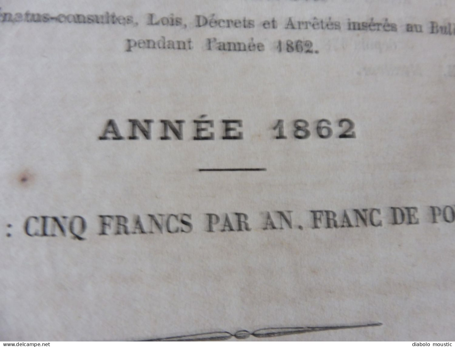 IMPORTANT , Année 1862  Population des VILLES de FRANCE par départements ;Reconstruction Pont MORAND à Nantes; Etc