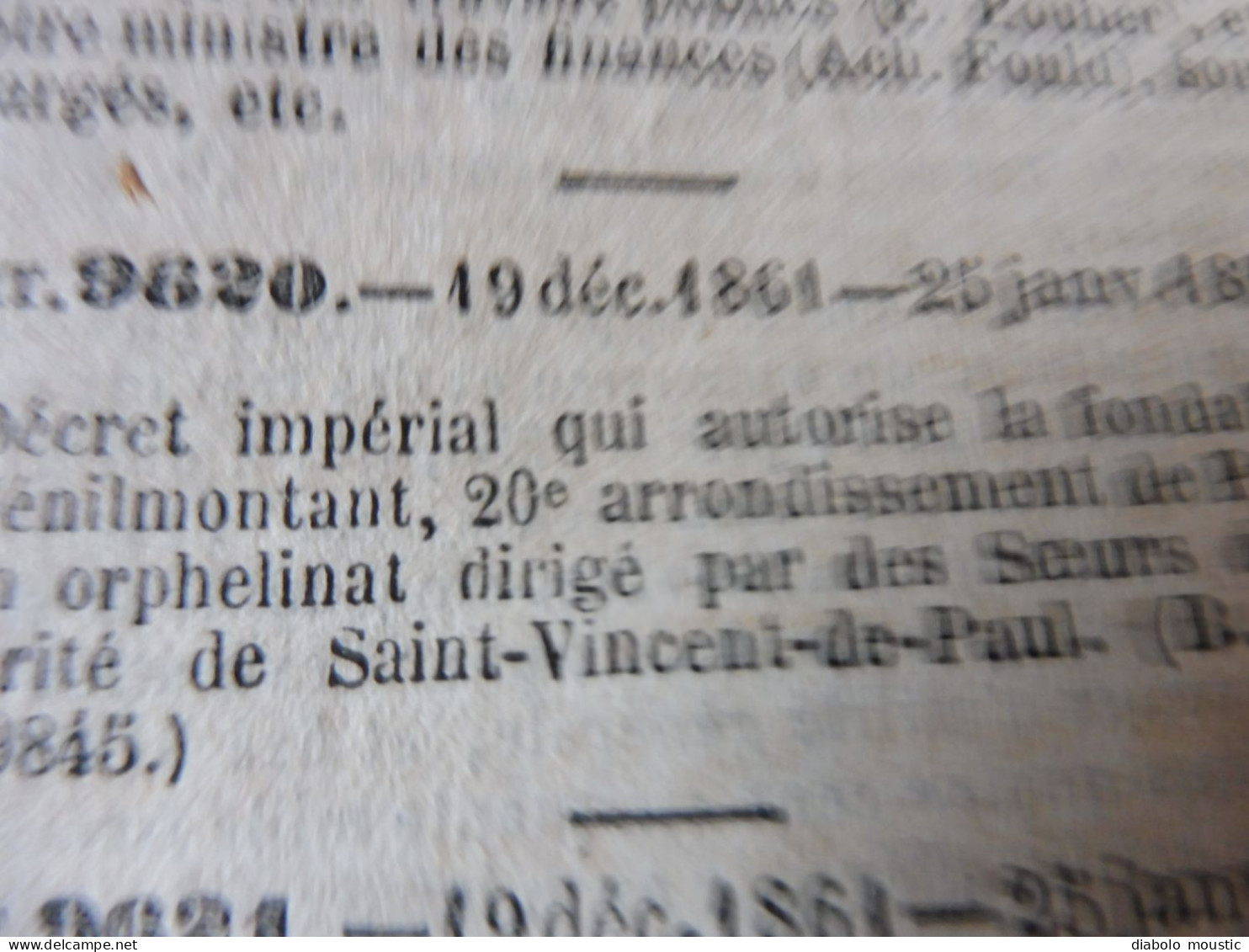 1862  RECUEIL des LOIS : Tableaux de population des départements de l'Empire  ;Reconstruction Pont MORAND à Nantes; Etc