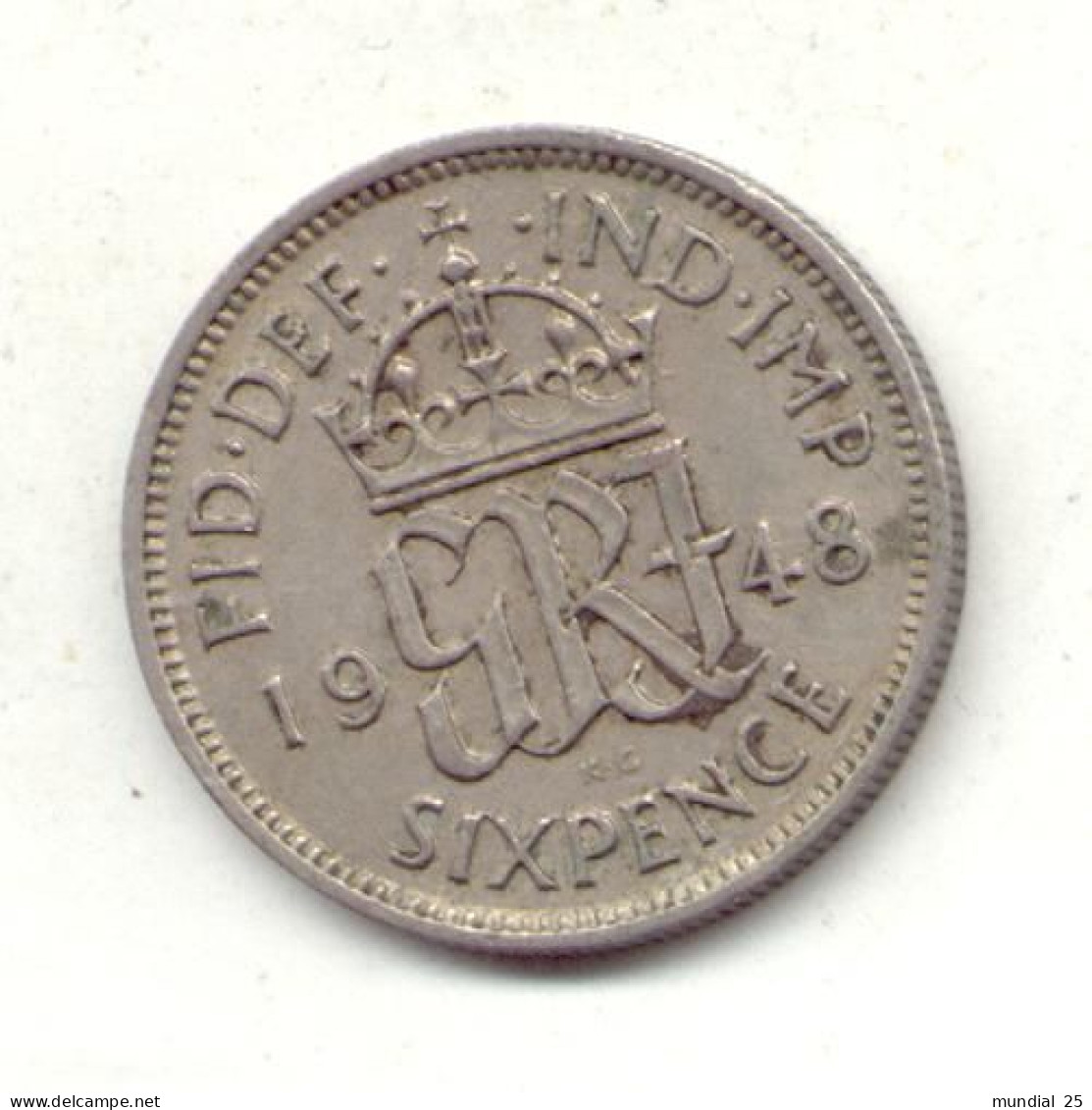 GREAT BRITAIN 6 PENCE 1948 - H. 6 Pence