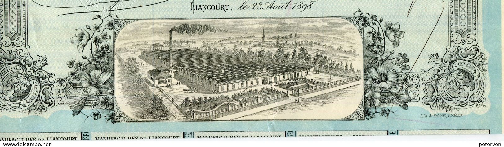 Les MANUFACTURES De LIANCOURT (Oise) - Fabrique De Chaussures - Tessili
