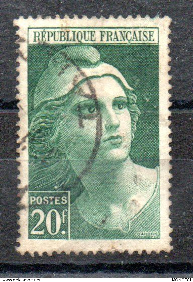 FRANCE -- Marianne De Gandon -- 20 F. Vert - Used Stamps