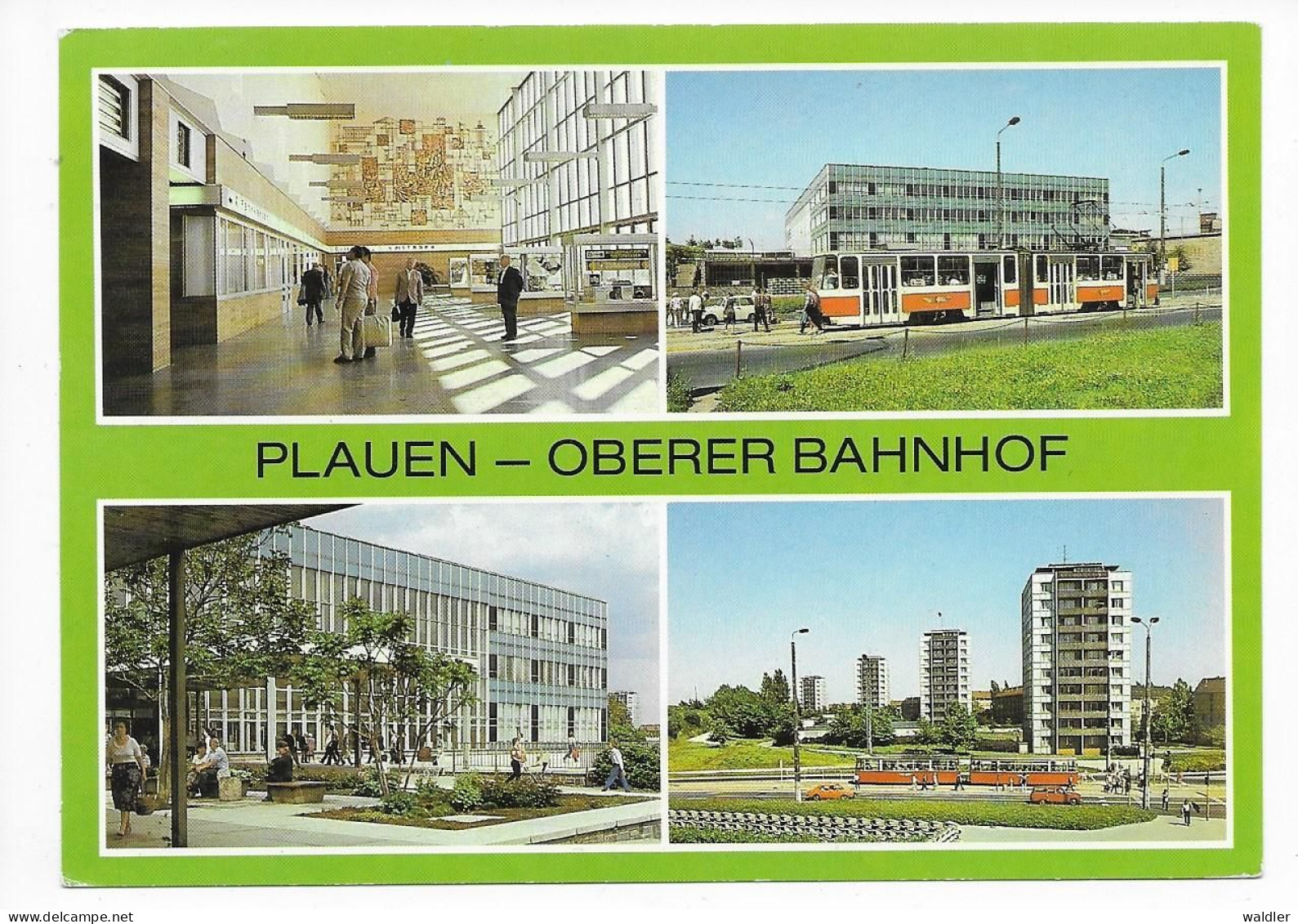 9900  PLAUEN I. V.  --  OBERER BAHNHOF  1986 - Plauen