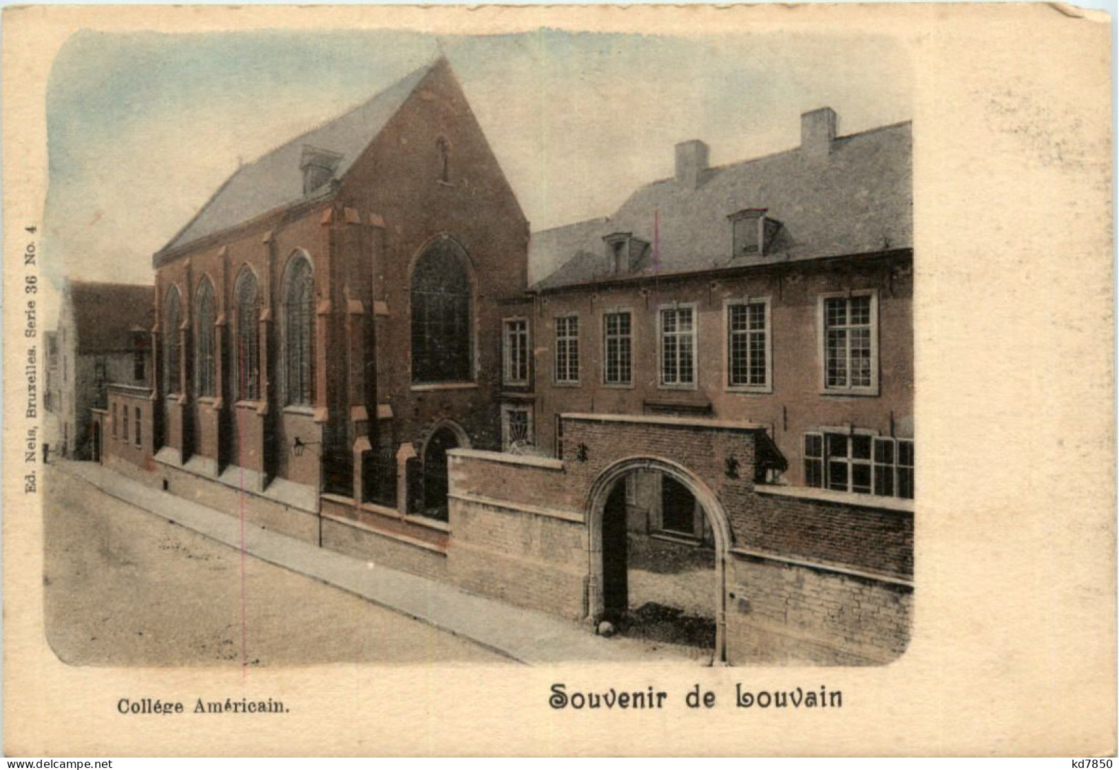 Souvenir De Louvain - College Americain - Leuven