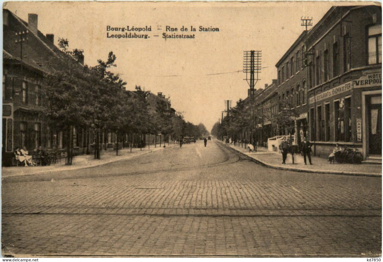 Bourg-Leopold - Rue De La Station - Leopoldsburg (Kamp Van Beverloo)