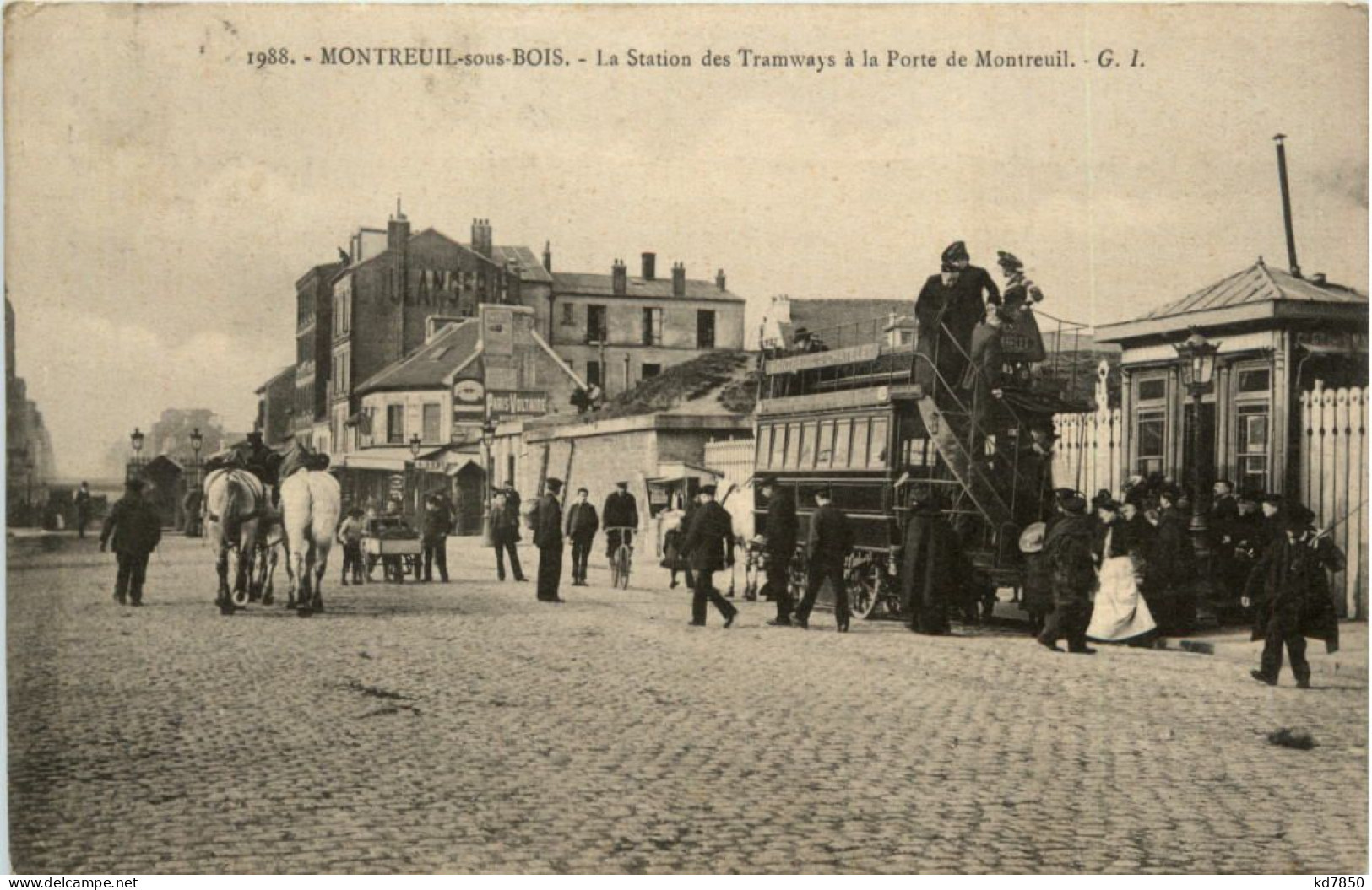 Montreuil Sous Bois - La Station Des Tramways - Montreuil