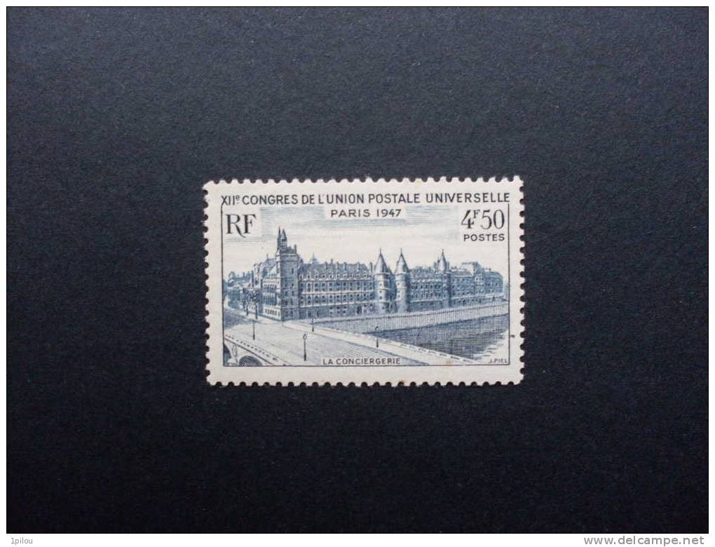 N° 781 NEUF(S)**  LA CONCIERGERIE   PARIS. - Unused Stamps