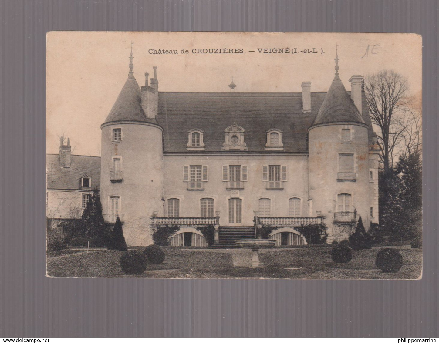 37 - Veigné : Château De Crouzières - Castelli