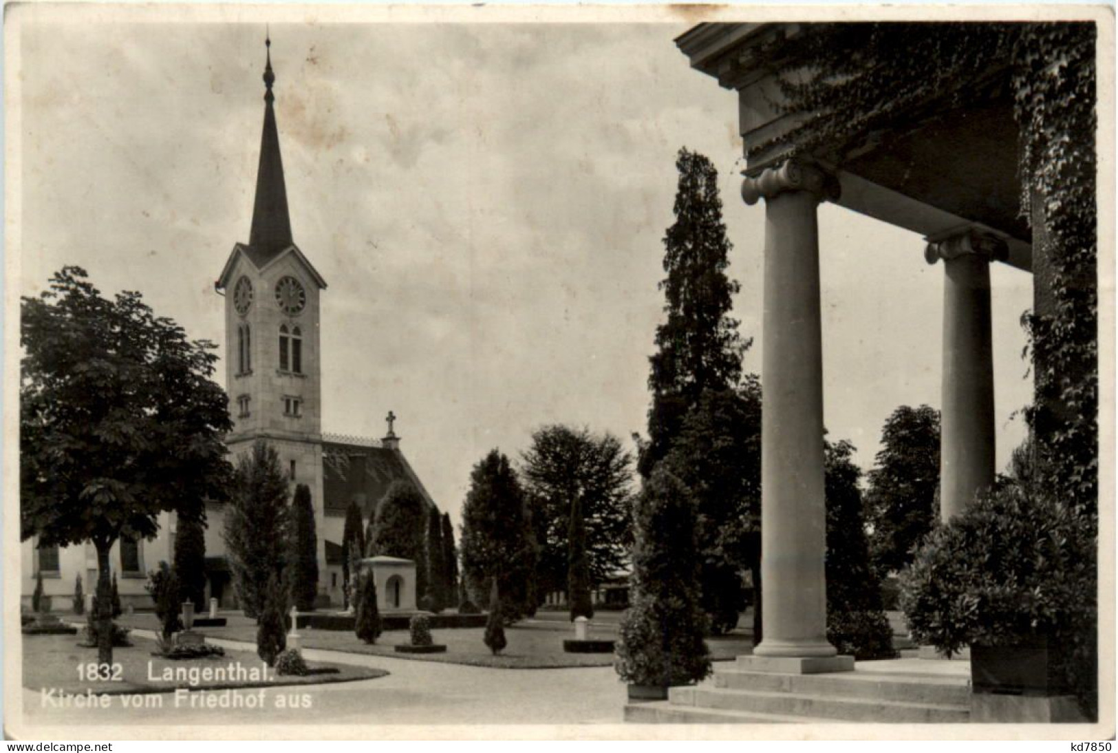 Langenthal - Kirche Vom Friedhof - Langenthal