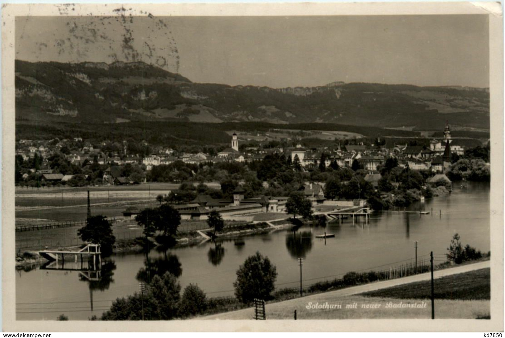 Solothurn Mit Neuer Badeanstalt - Soleure