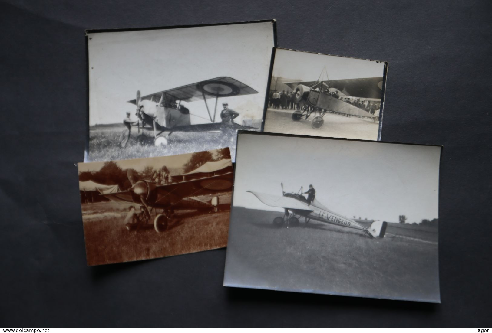 Lot Photos Aviation 1914 1918  Identifiées  Dont Le Vengeur WWI - 1914-18