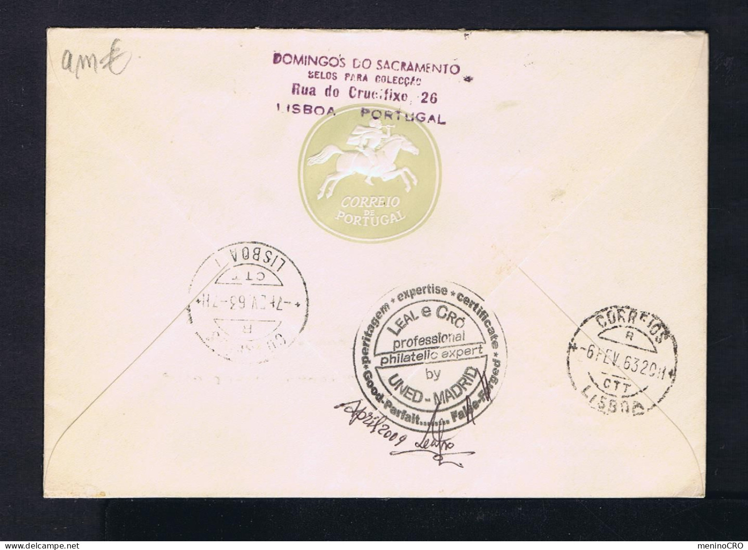 Gc8458 PORTUGAL "BENFICA 61/62" European Clubs Championships Fdc 1963 Pmk Lisboa (mailed SCARCE) Soccer Football Sports - Sonstige & Ohne Zuordnung