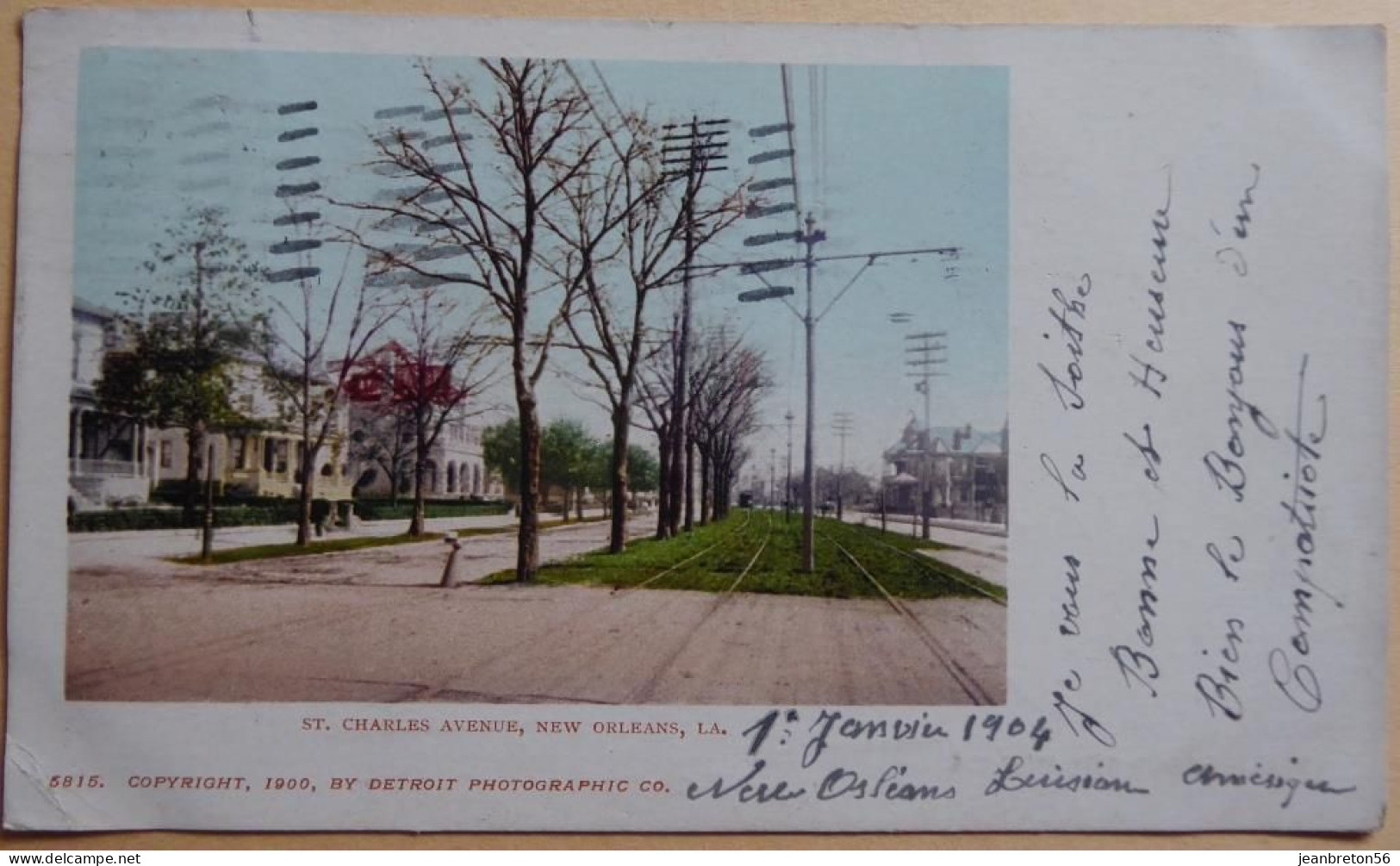 Charles Avenue New-Orleans LA - CPA 01/01/1904 - New Orleans