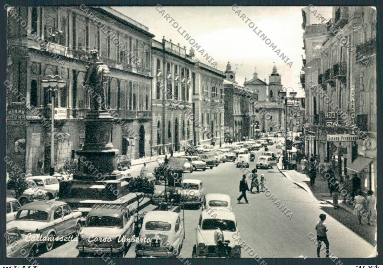 Caltanissetta Città ABRASA Foto FG Cartolina MV6567 - Caltanissetta