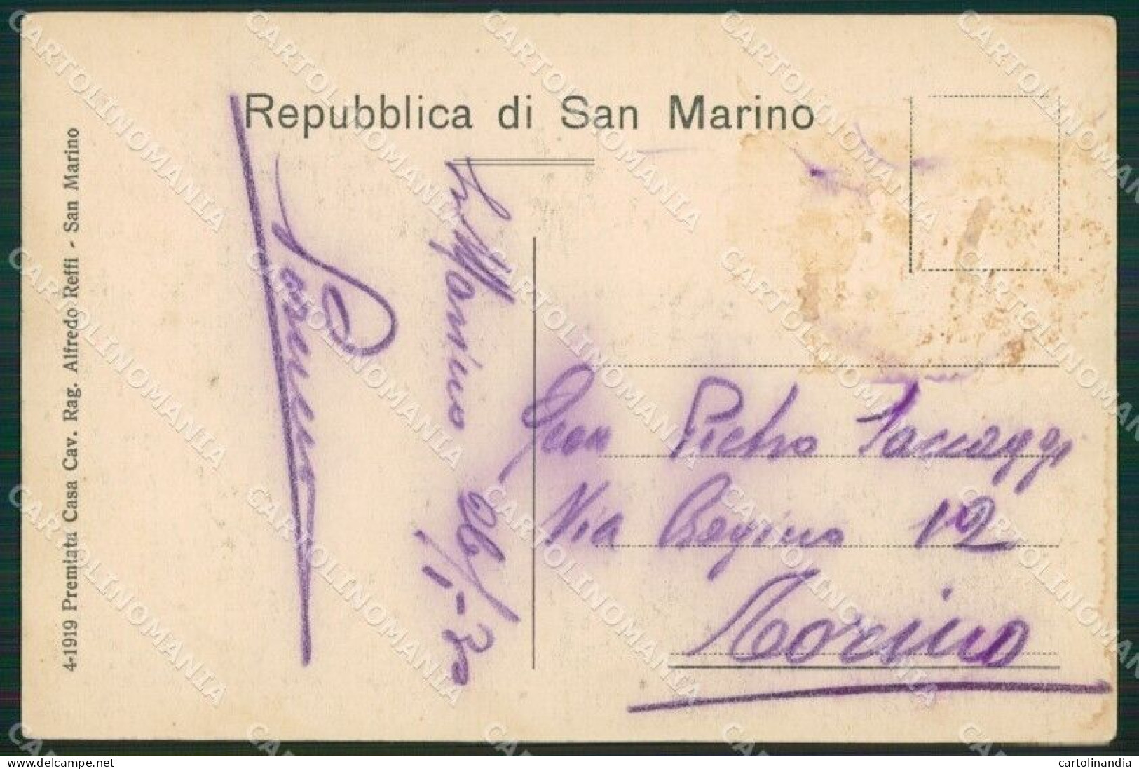 San Marino Cartolina MQ5373 - San Marino